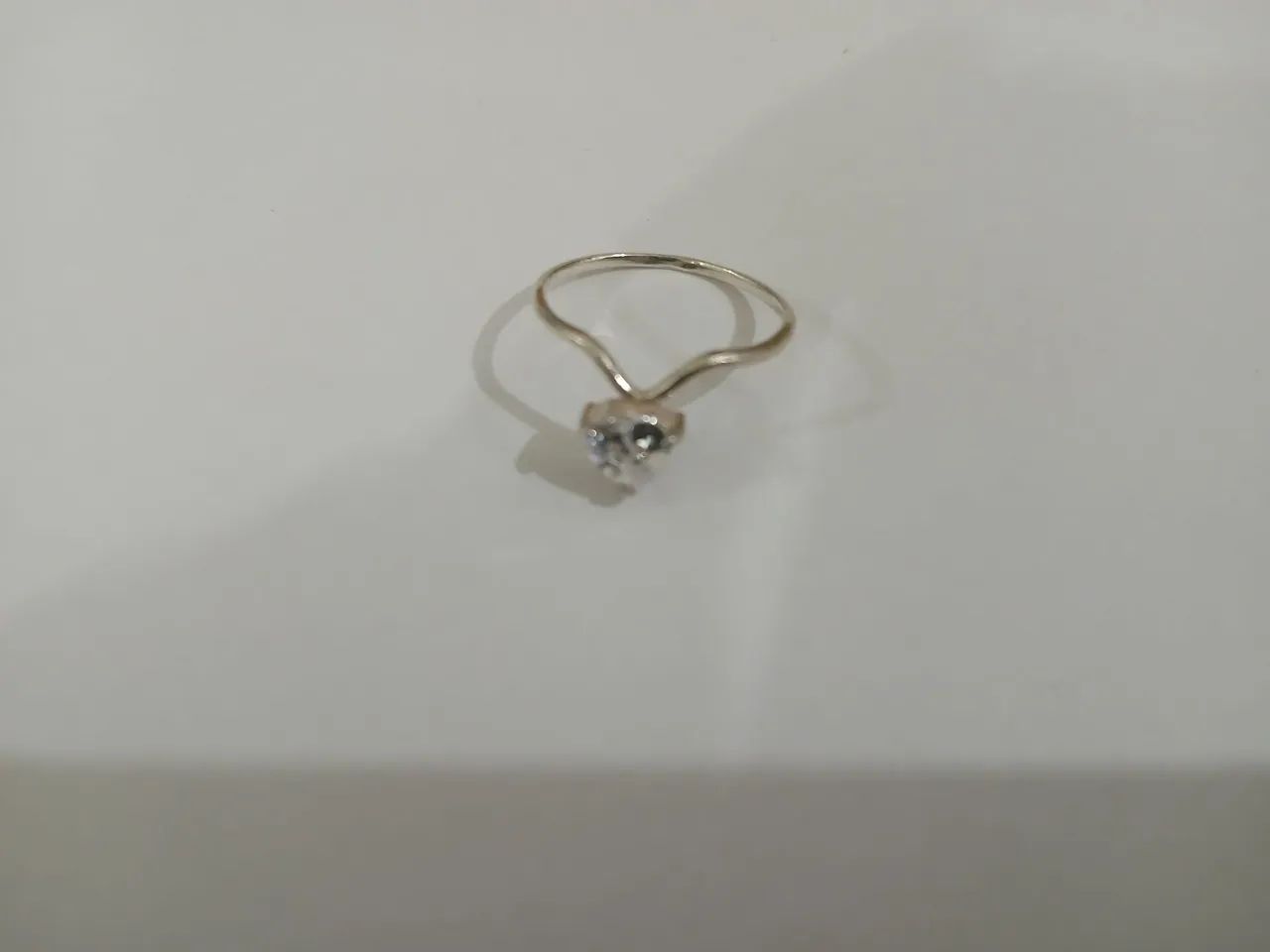 Anel semi- joias de coração com zircônia n 19 - Foto 4