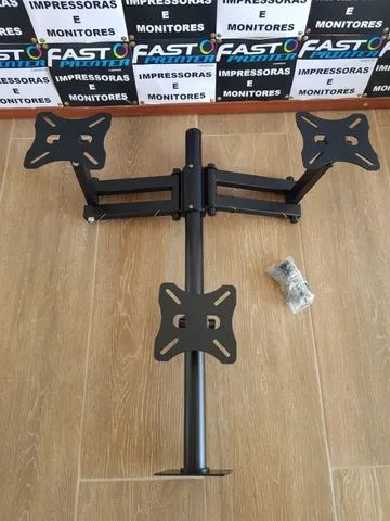 Suporte para 3 monitores 