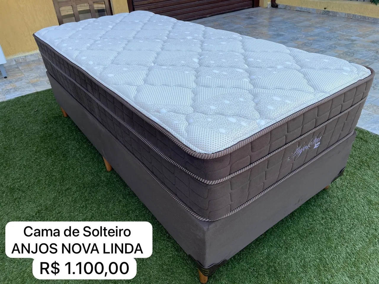 Cama Box Anjos de solteiro