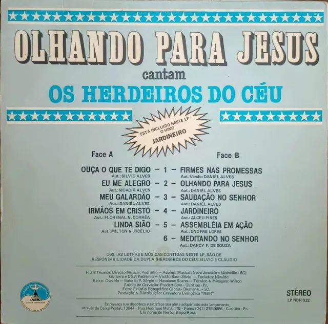 Lp Disco Vinil Gospel Evangélico Os Herdeiros Do Céu - Raro - Foto 2