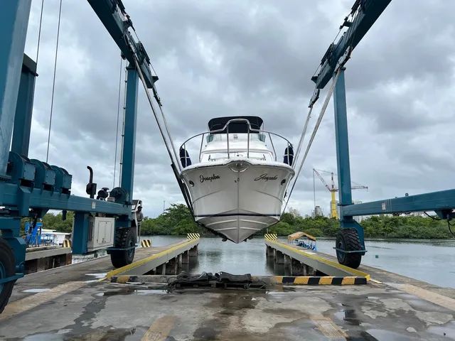 Lancha Carbrasmar Fighter 38 ano 2006, Phantom, Ferretti, Azimut, Real, Focker - Foto 3