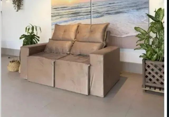 Sofá Retrátil e Reclinável modelo com 1,60m Viena