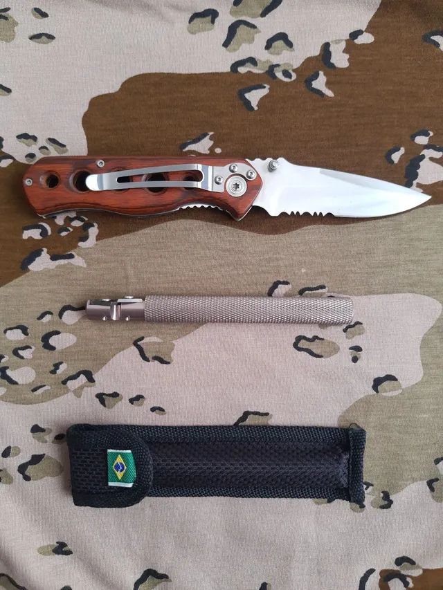 Canivete Guepardo + Amolador/Afiador Nautika - Foto 3