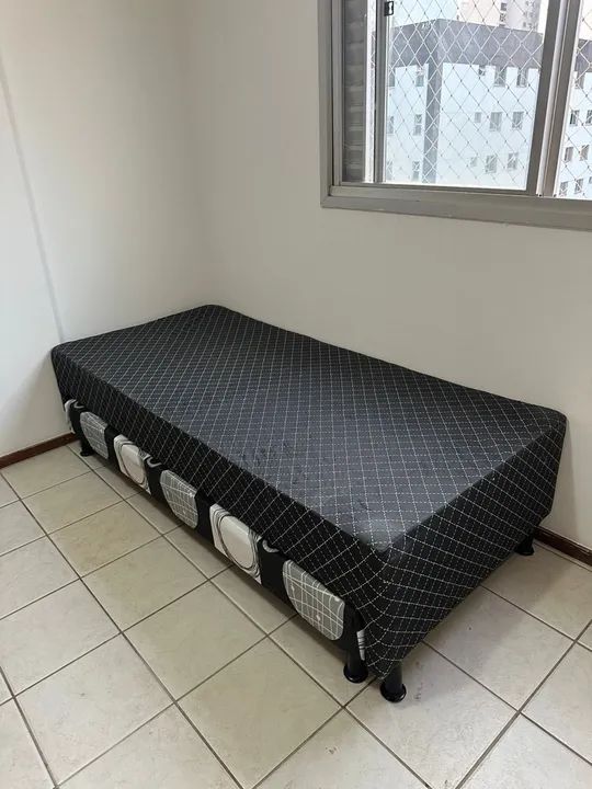 BASE BOX SOLTEIRO COM AUXILIAR NOVO R$ 450,00
