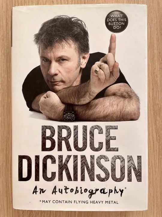 Livro Bruce Dickinson: What Does This Button Do