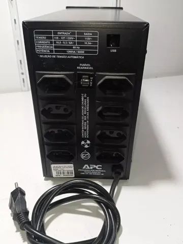 Nobreak APC Back-UPS 1200 Usado Sem Bateria - Foto 4