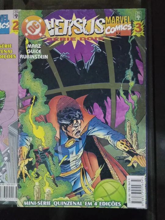 Três hqs vols 1, 2, 3 de Marvel vs Dc comics da editora Abril jovem - Foto 4