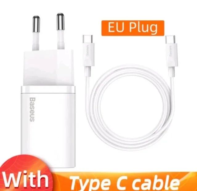 Carregador Baseus 25W para celular USB-C - Foto 2