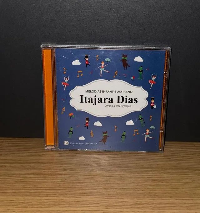 Cd: Itajara Dias Melodias Infantis Ao Piano - Bom Estado
