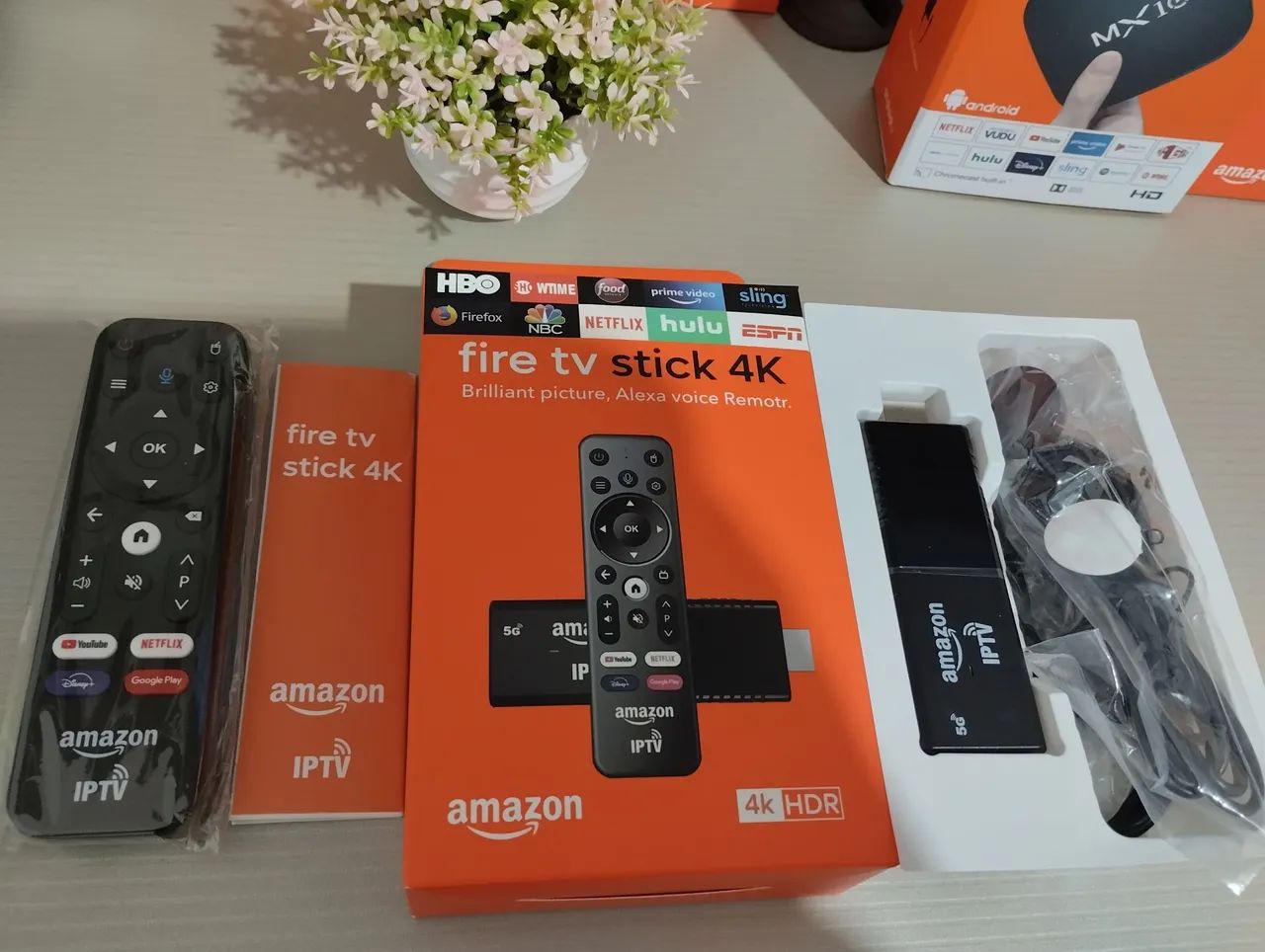 Fire TV Stick 4K (Android)- Novo - Lacrado , 4K HDR - Foto 2