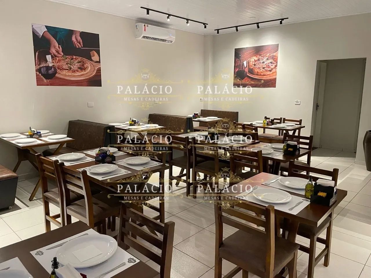 CADEIRA C ESTOFADO MADEIRA MACIÇA LANCHONETE RESTAURANTE BAR PADARIA HAMBURGUERIA PIZZARIA - Foto 5