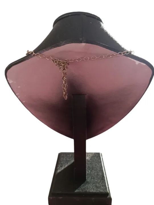 colar rosa branca   - Foto 2