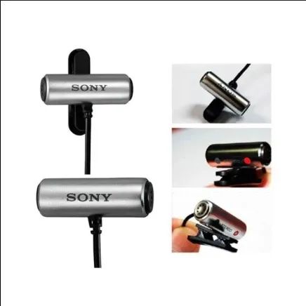 Microfone Sony ECM-CS3 Condensador Omnidirecional NUNCA USADO