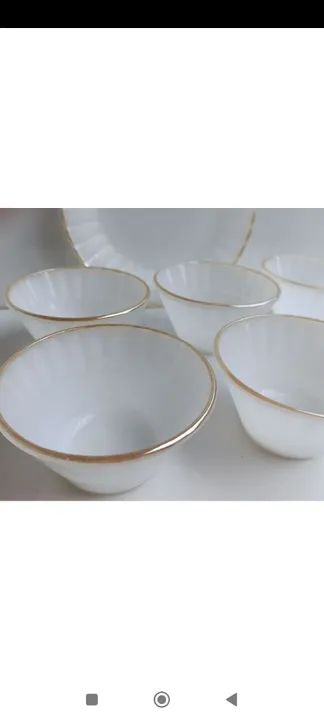 Jogo de tigelinhas para doces  1 prato de lanche  - Foto 3