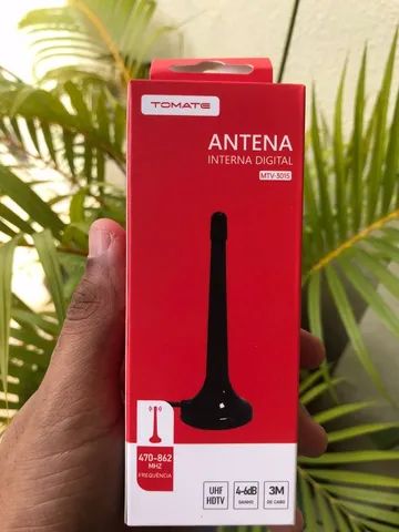 Antena Digital Tv/ Conversor Hdtv 3m (Novo) - Com Garantia