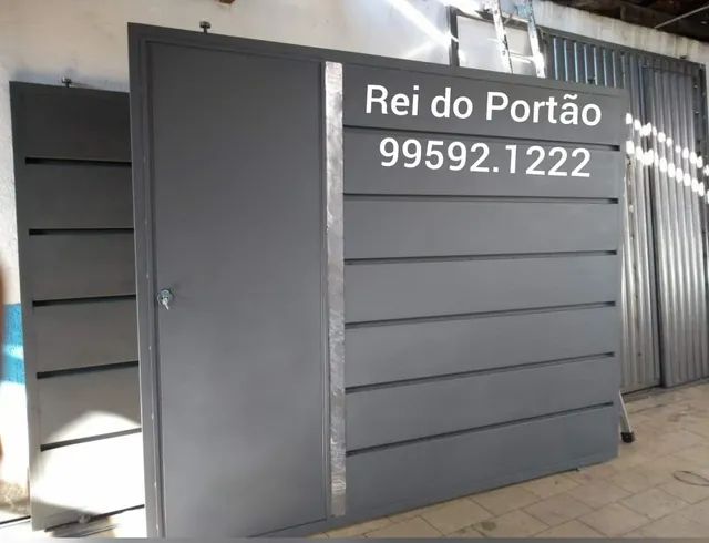 Portão de garagem rapidez qualidade de garantia Chapa 18 ZAP *  - Foto 2