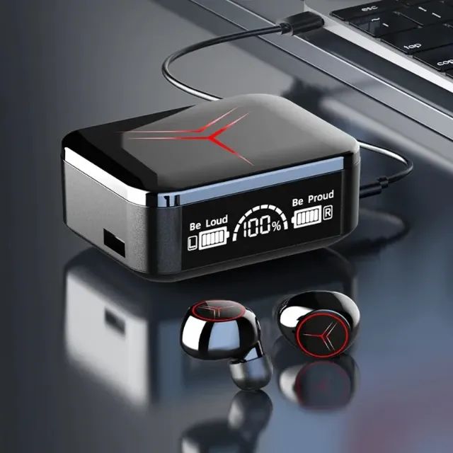 Fone de ouvido original bluetooth 5.3 tws m90 esportivo ideal para jogos e musicas xiaomi - Foto 4