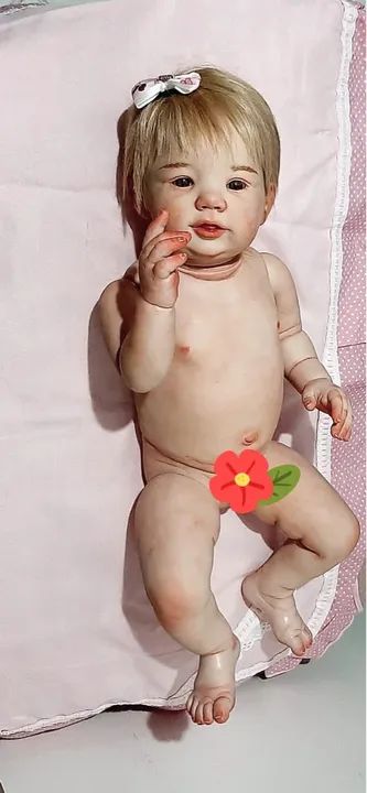 Boneca Reborn Realista - Menina - Foto 5
