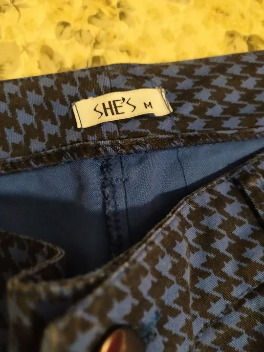Calça feminina xadrez M - Foto 3