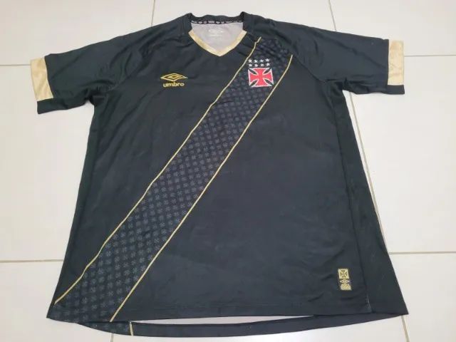 Camisa Original Vasco Umbro Preta E Dourada De 2015 Tam 3g
