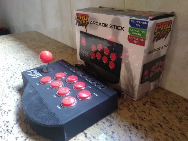 Controlador de Jogo Arcade Stick Pro Figh - Foto 3