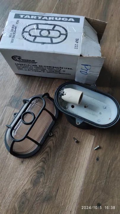 VENDO LUMINÁRIA TARTARUGA PRETO 