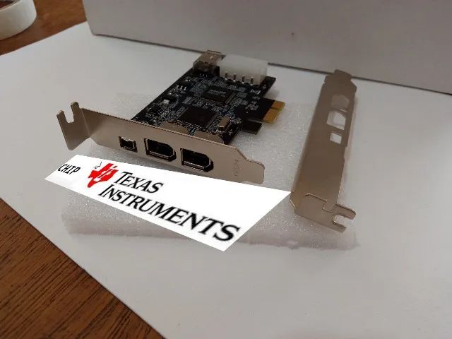 Placa Pci-ex Firewire 1394 Slim 400, Low-profile Chip Texas Novas