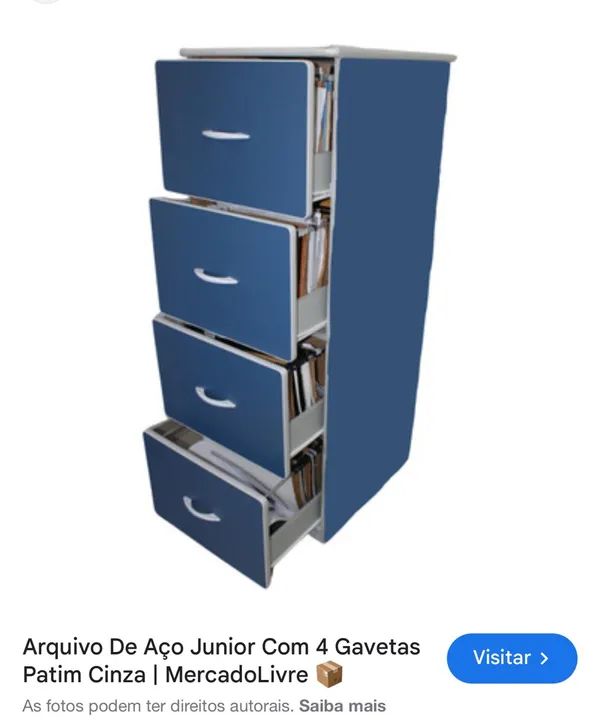 Office Drawer Cabinet - 4 Drawers