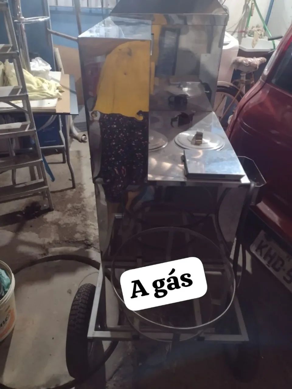 Carroça de lanche 2 em 1, nova - Foto 3