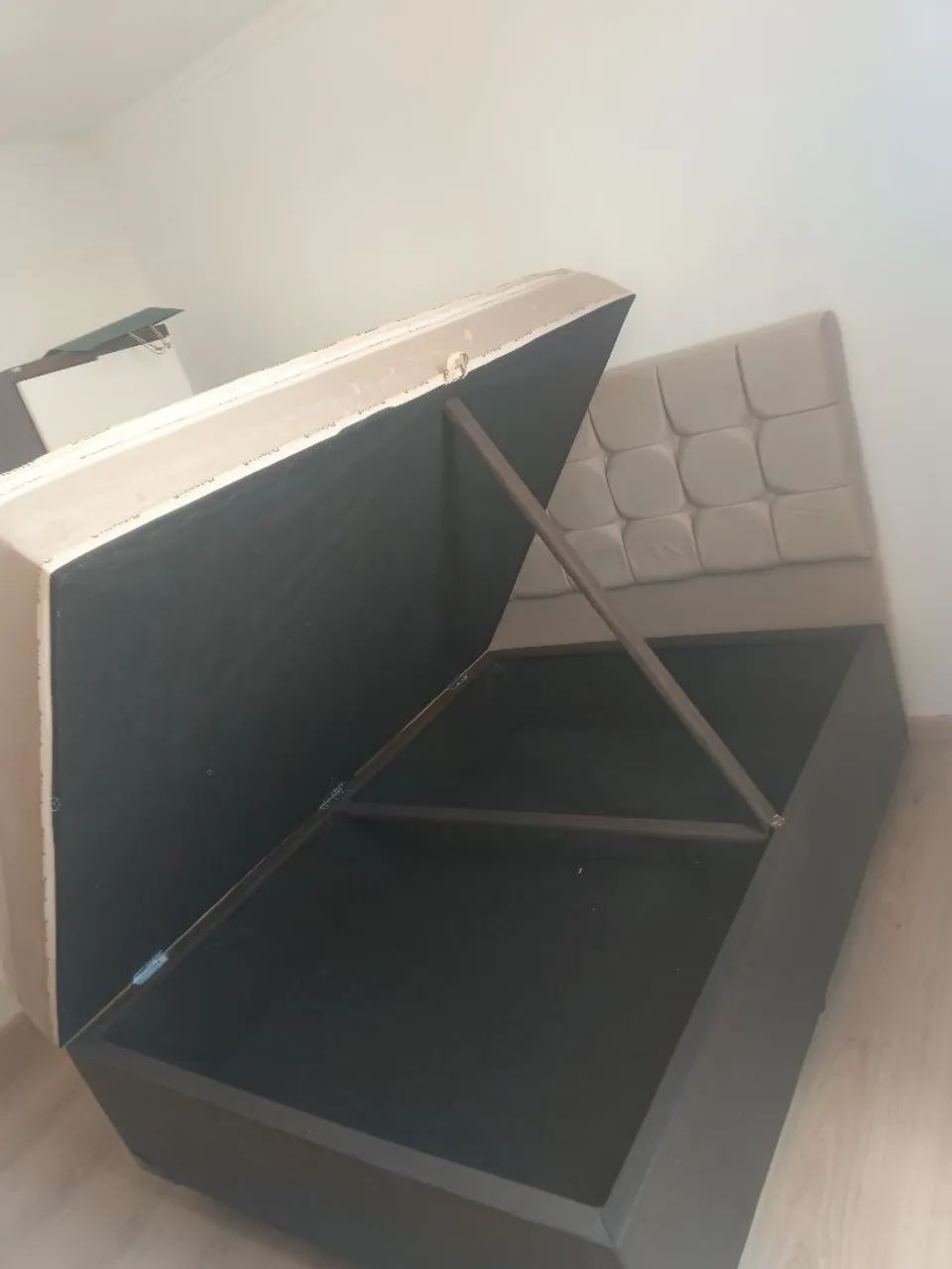 Cama baú casal com cabeceira - Foto 5