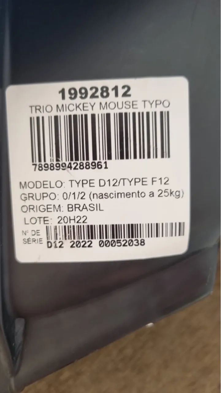 Cadeirinha de Bebê Conforto Mickey Mouse - Foto 6