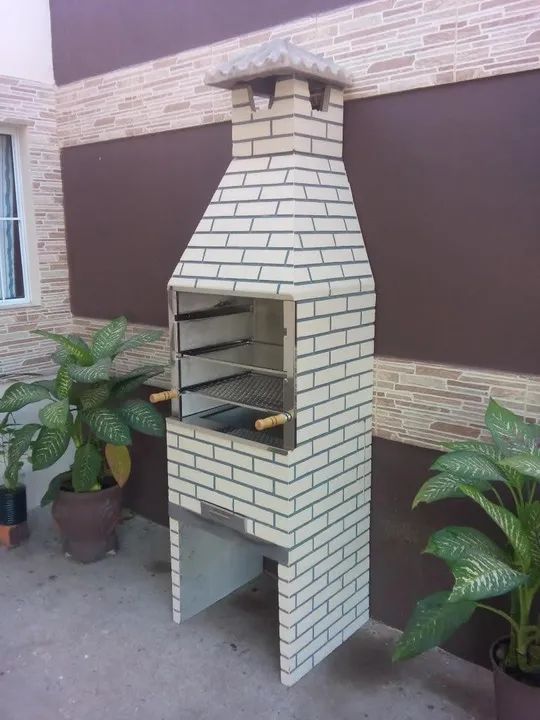 Churrasqueira pré moldada com frete grátis! 