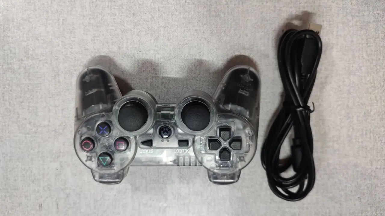 CONTROLE DUALCHOK PS3 QUALIDADE ORIGINAL.