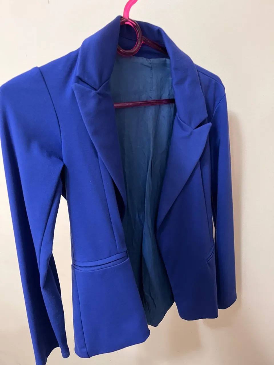 Blazer azul unissex P/36