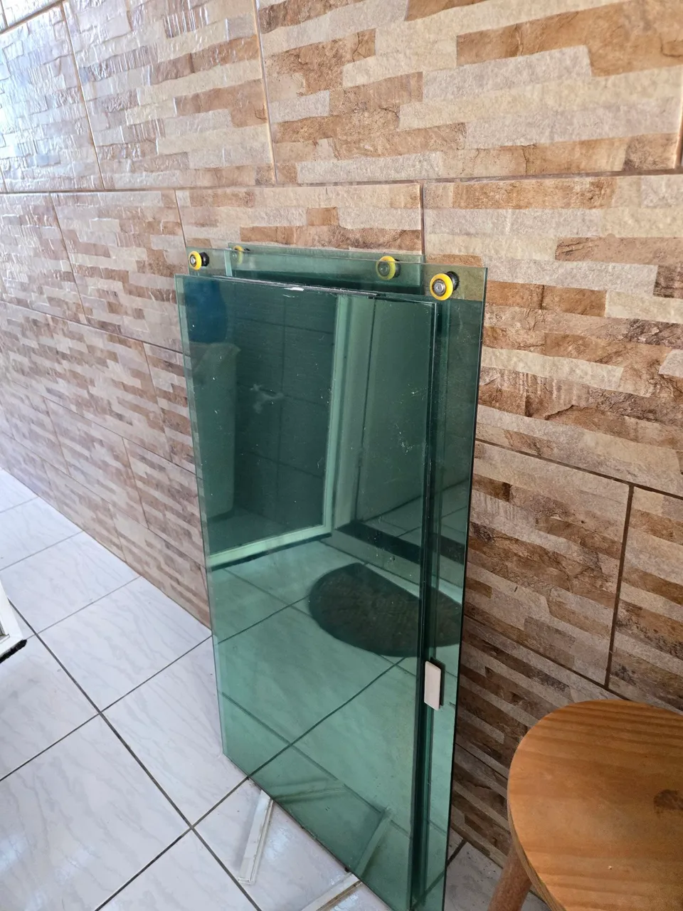 Janela de Vidro Temperado para Box de Banheiro
