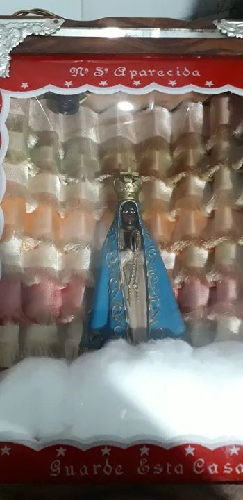 Relicário oratório antigo vidro bombê - Foto 5