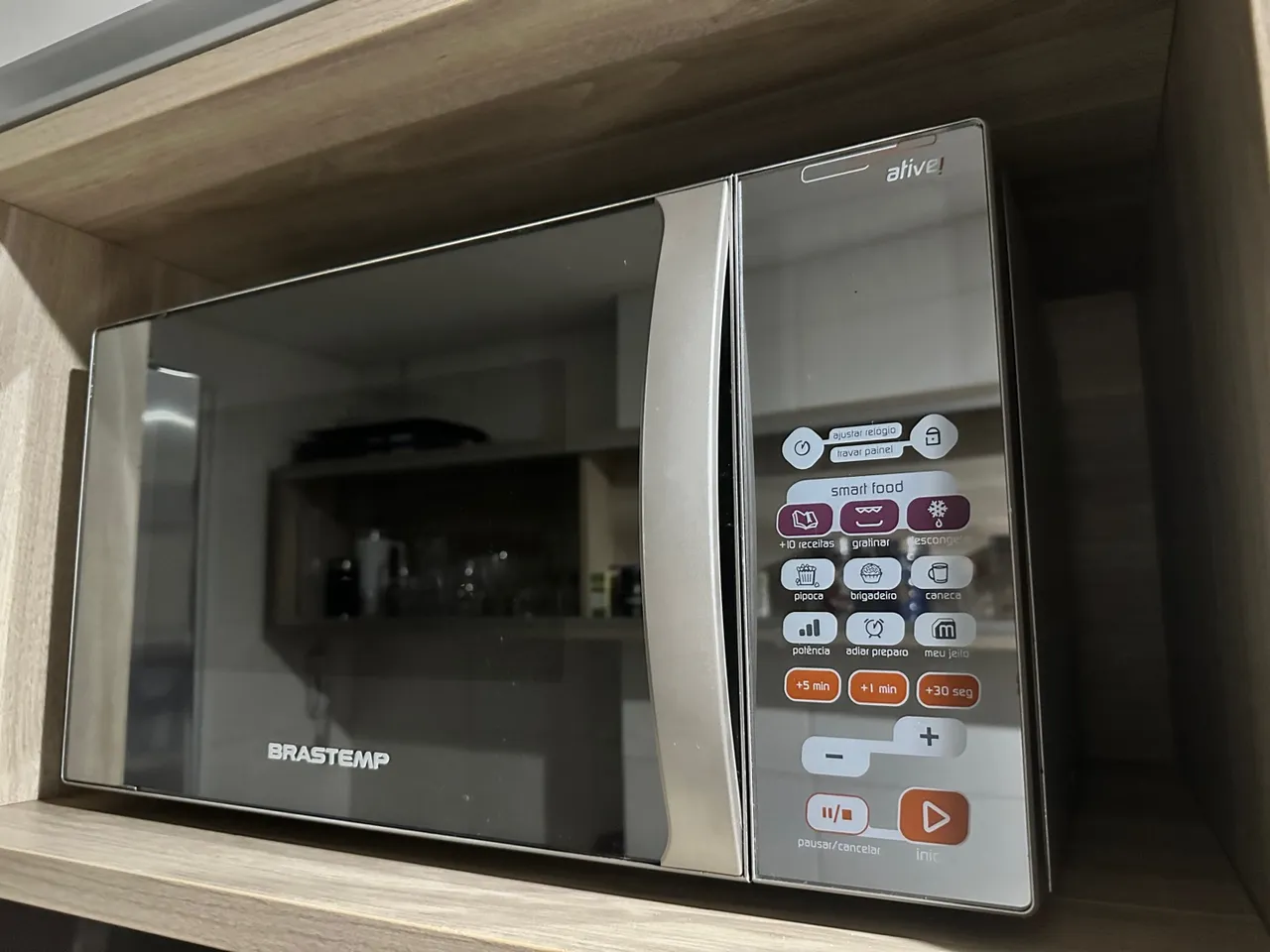 Microondas brastemp ative