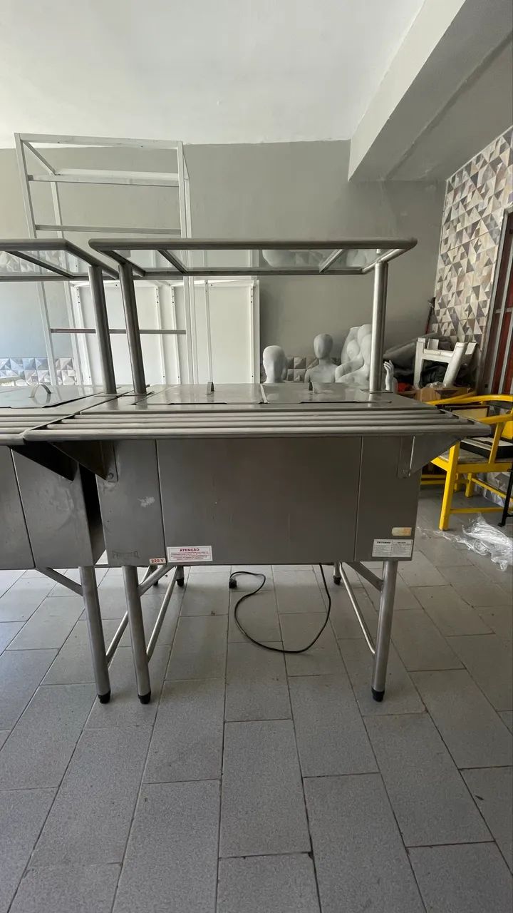 Balcão Self-Service Fritomaq - 5 Cubas Quentes + 2 Frias - Inox - Foto 4