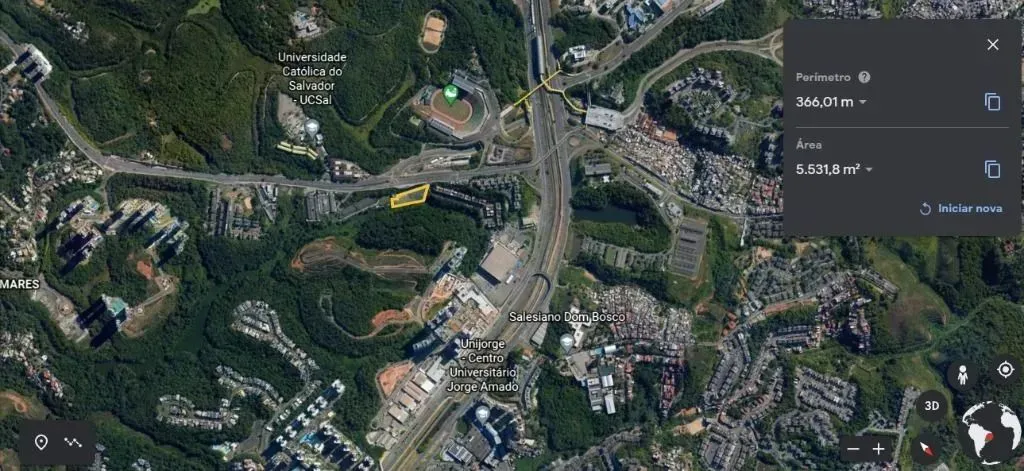 Terreno à venda, 5531 m² por R$ 8.500.000,00 - Pituaçu - Salvador/BA