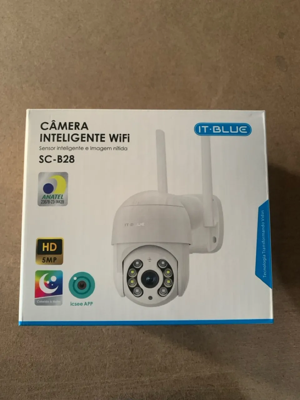 Câmera de Segurança Wifi IT-BLUE SC-B28 - 5MP