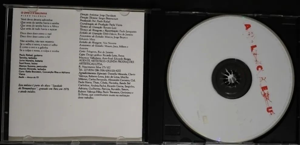 CD Musical - Alceu Valença - Andar, andar - Com encarte - Foto 3