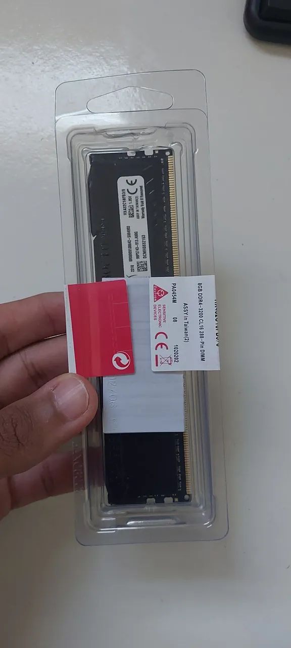 Memória RAM HyperX Fury DDR4 8GB 3200mhz - Foto 2