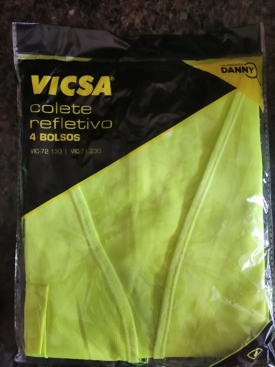 Colete Refletivo VICSA - 4 Bolsos - Foto 3