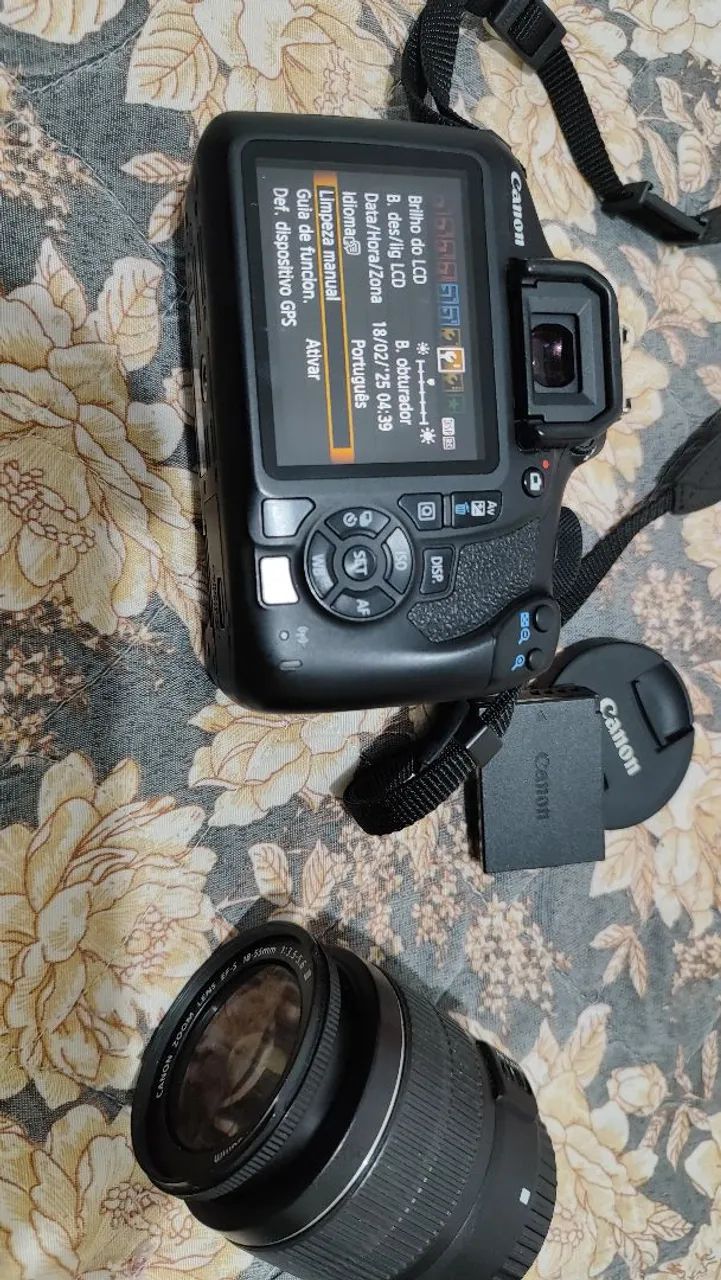 Câmera Canon EOS Rebel T6 + 18-55mm Usado - Foto 6