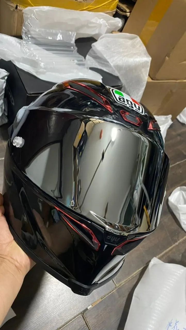 Capacete AGV Pista GP R - Carbono marmorizado - Foto 3