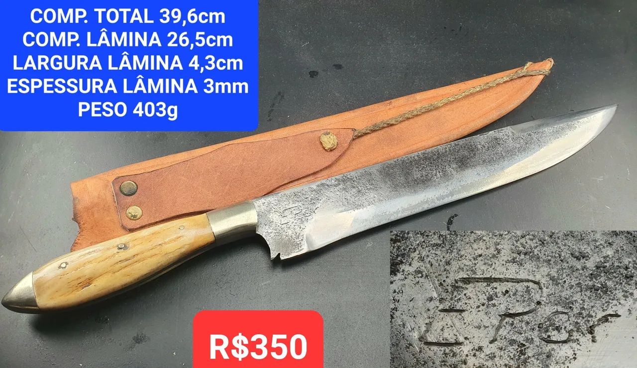 ANTIGA E RARA FACA DE COLEÇÃO  - Foto 2