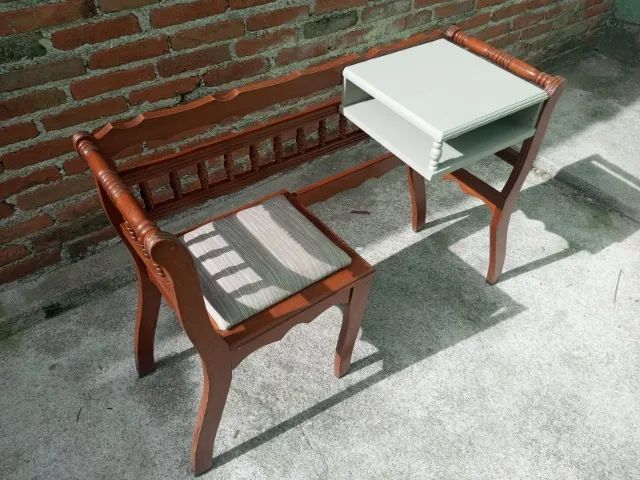 Mesa de telefone antiga - Foto 2