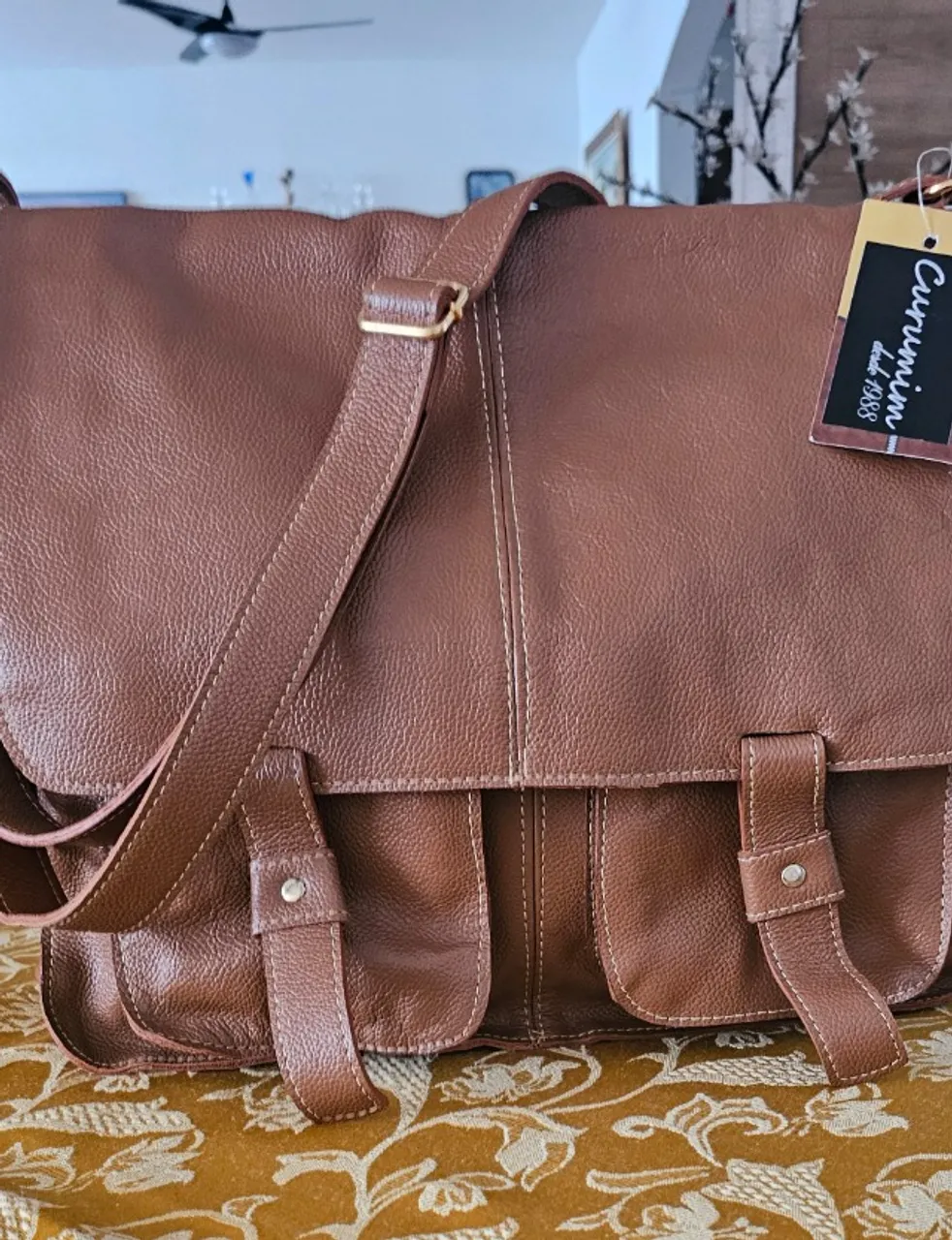Bolsa de couro Curumin