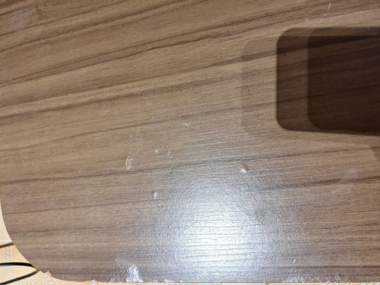 Escrivaninha de Canto em Madeira Lilac marrom - Foto 5