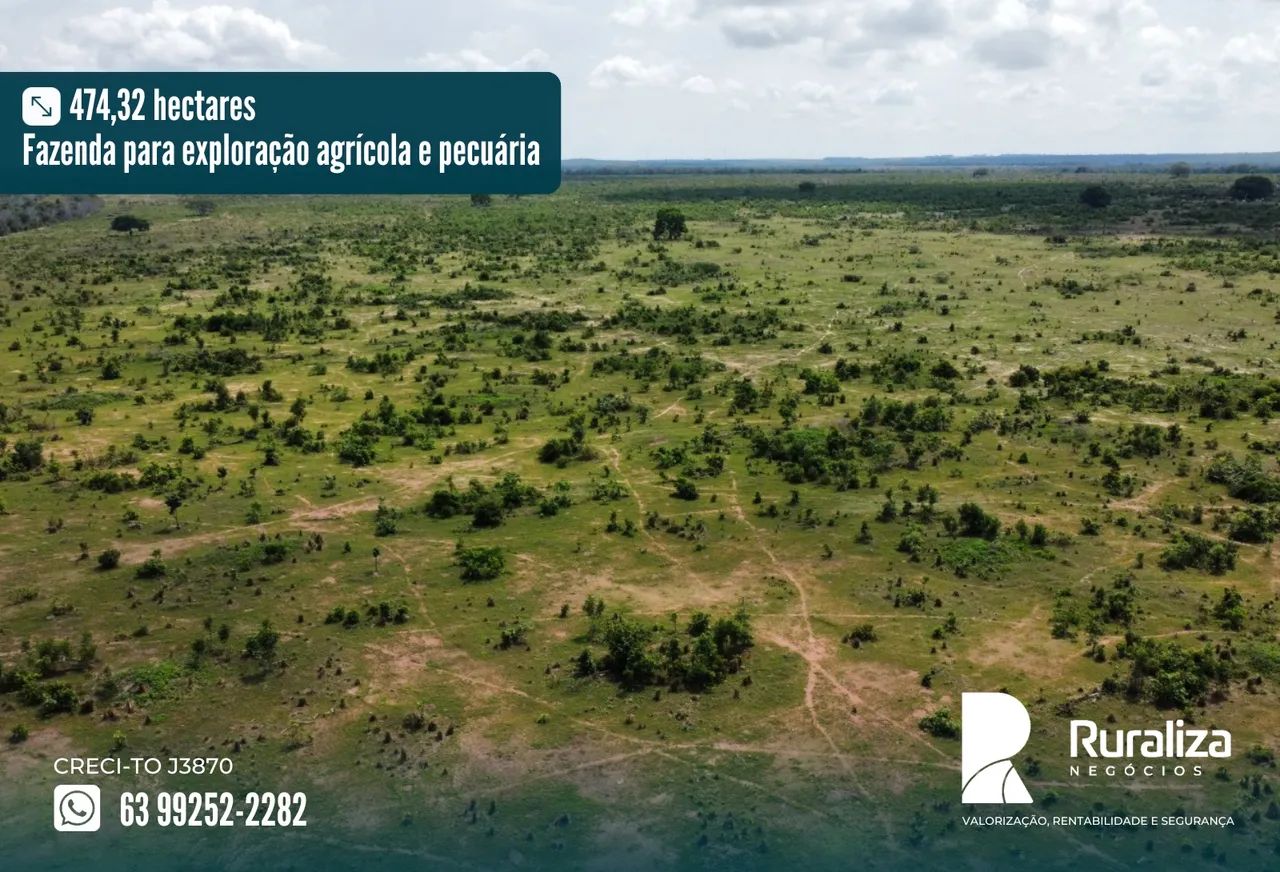 Fazenda para exploração agrícola e pecuária